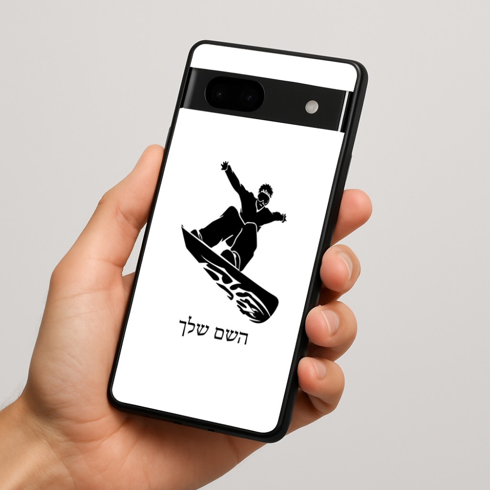כיסוי בעיצוב אישי עם השם שלך לדגם - Google Pixel 7a 5G בעיצוב סנובורדיסט