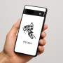 כיסוי בעיצוב אישי עם השם שלך לדגם - Google Pixel 7a 5G בעיצוב אופנוע שלג