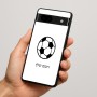 כיסוי בעיצוב אישי עם השם שלך לדגם - Google Pixel 7a 5G בעיצוב כדורגל כדור כדורגל