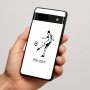 כיסוי בעיצוב אישי עם השם שלך לדגם - Google Pixel 7a 5G בעיצוב שחקן כדורגל