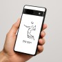 כיסוי בעיצוב אישי עם השם שלך לדגם - Google Pixel 7a 5G בעיצוב שחקן כדורעף