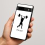 כיסוי בעיצוב אישי עם השם שלך לדגם - Google Pixel 7a 5G בעיצוב הרמת משקולות