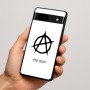 כיסוי בעיצוב אישי עם השם שלך לדגם - Google Pixel 7a 5G בעיצוב אנרכיה