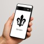 כיסוי בעיצוב אישי עם השם שלך לדגם - Google Pixel 7a 5G בעיצוב פרחי פרחים - צרפת