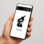 כיסוי בעיצוב אישי עם השם שלך לדגם - Google Pixel 7a 5G בעיצוב מיקרוסקופ