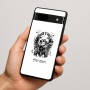 כיסוי בעיצוב אישי עם השם שלך לדגם - Google Pixel 7a 5G בעיצוב רוקנרול