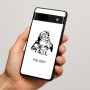 כיסוי בעיצוב אישי עם השם שלך לדגם - Google Pixel 7a 5G בעיצוב סנטה קלאוס