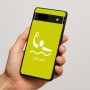 כיסוי בעיצוב אישי עם השם שלך לדגם - Google Pixel 7a 5G בעיצוב כדור מים אולימפי