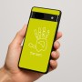 כיסוי בעיצוב אישי עם השם שלך לדגם - Google Pixel 7a 5G בעיצוב יד