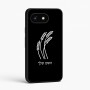 כיסוי בעיצוב אישי עם השם שלך לדגם - Google Pixel 8 5G בעיצוב חיטה גלית זהב