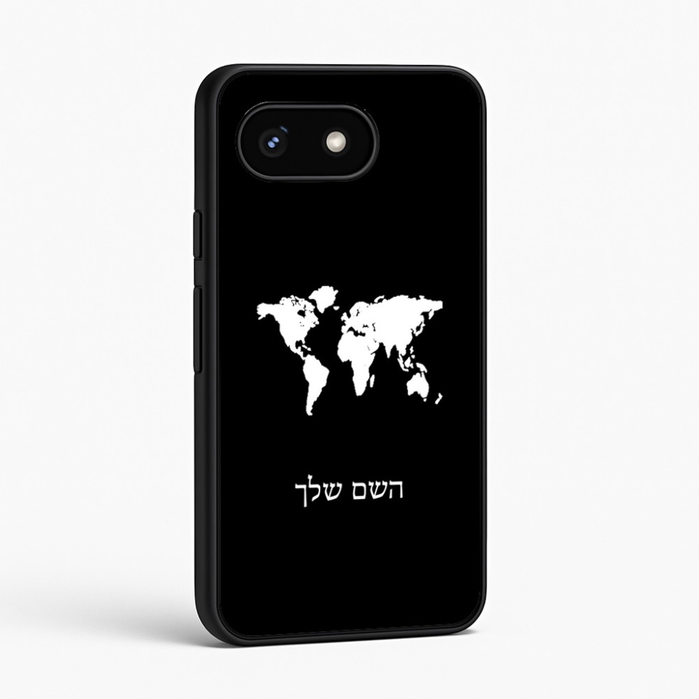 כיסוי בעיצוב אישי עם השם שלך לדגם - Google Pixel 8 5G בעיצוב מפת העולם