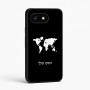 כיסוי בעיצוב אישי עם השם שלך לדגם - Google Pixel 8 5G בעיצוב מפת העולם