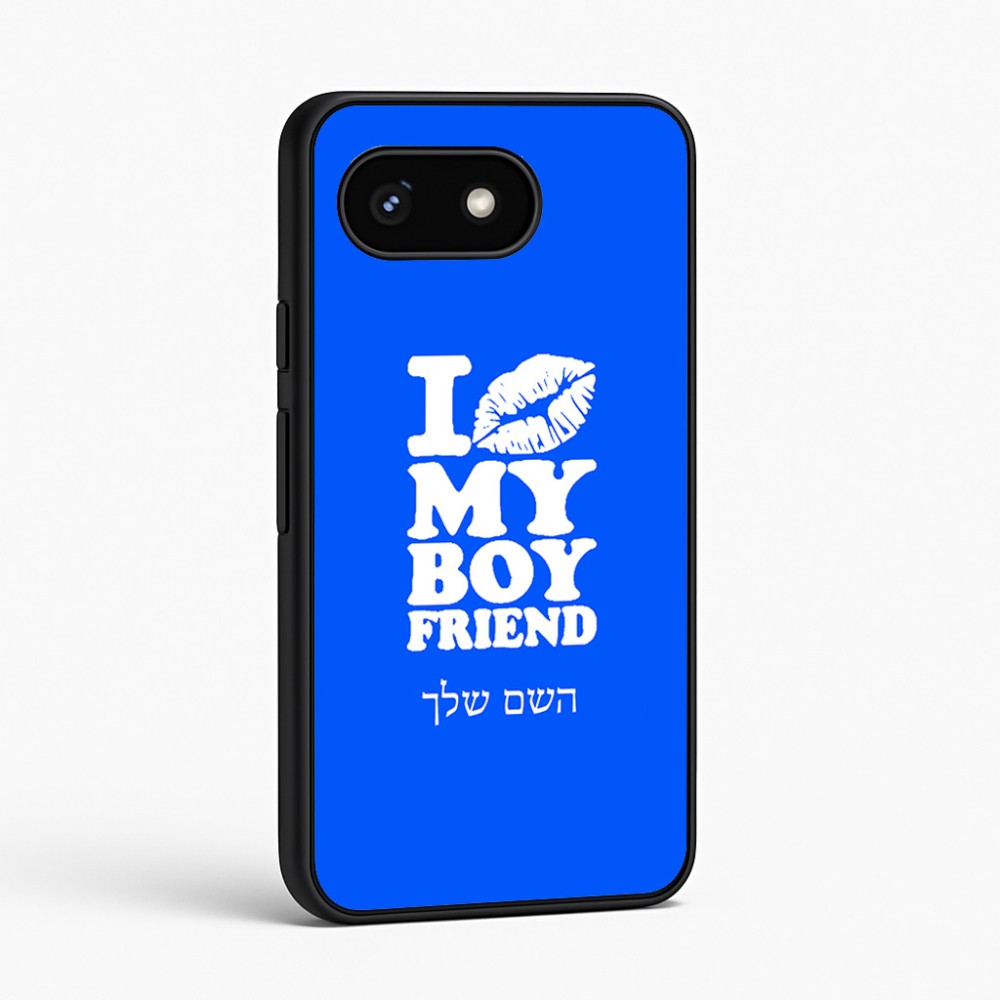כיסוי בעיצוב אישי עם השם שלך לדגם - Google Pixel 8 5G בעיצוב נשקי את חבר שלי