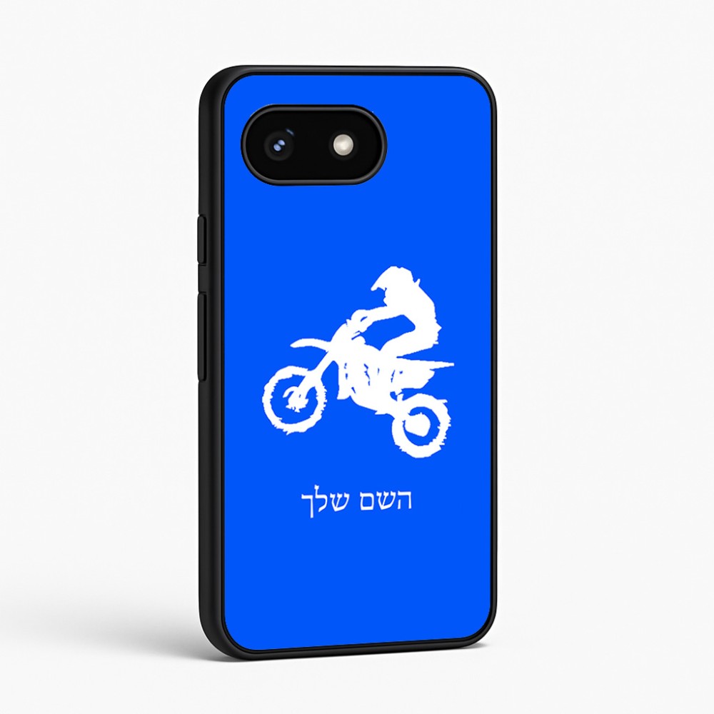 כיסוי בעיצוב אישי עם השם שלך לדגם - Google Pixel 8 5G בעיצוב מוטוקרוס