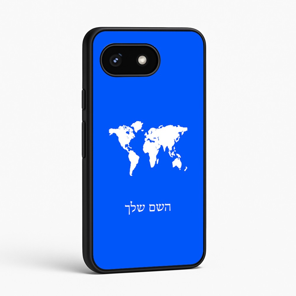 כיסוי בעיצוב אישי עם השם שלך לדגם - Google Pixel 8 5G בעיצוב מפת העולם