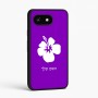 כיסוי בעיצוב אישי עם השם שלך לדגם - Google Pixel 8 5G בעיצוב פרח היביסקוס