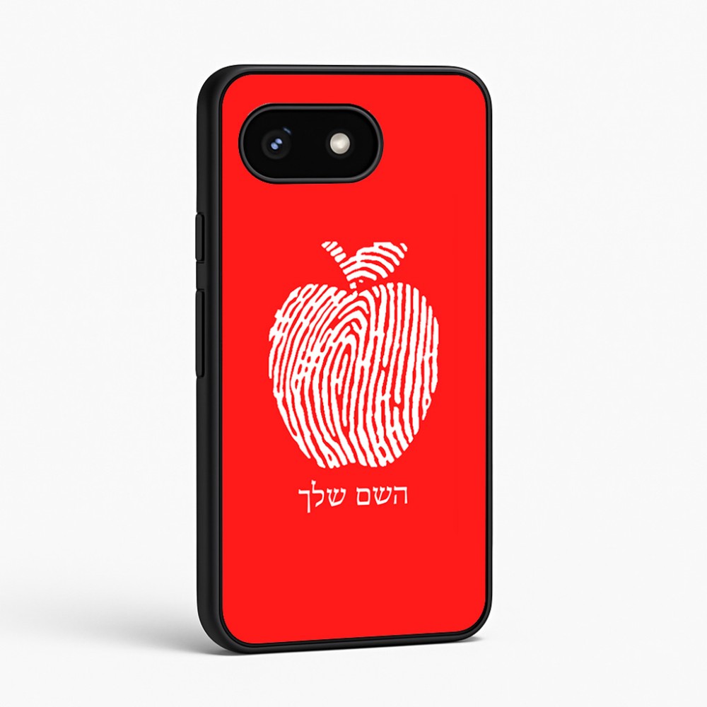 כיסוי בעיצוב אישי עם השם שלך לדגם - Google Pixel 8 5G בעיצוב הדפס תפוח
