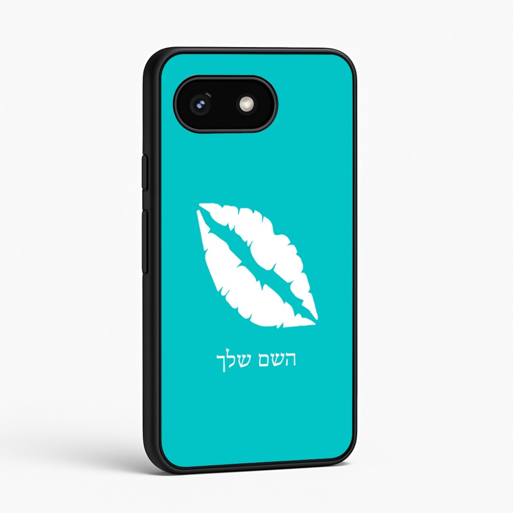 כיסוי בעיצוב אישי עם השם שלך לדגם - Google Pixel 8 5G בעיצוב שפתיים - נשיקה