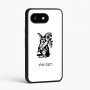 כיסוי בעיצוב אישי עם השם שלך לדגם - Google Pixel 8 5G בעיצוב ארנב מחזיק גזר