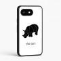 כיסוי בעיצוב אישי עם השם שלך לדגם - Google Pixel 8 5G בעיצוב קרנף