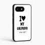 כיסוי בעיצוב אישי עם השם שלך לדגם - Google Pixel 8 5G בעיצוב אוהב את החברה שלי