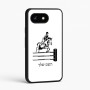 כיסוי בעיצוב אישי עם השם שלך לדגם - Google Pixel 8 5G בעיצוב רוכב סוסים