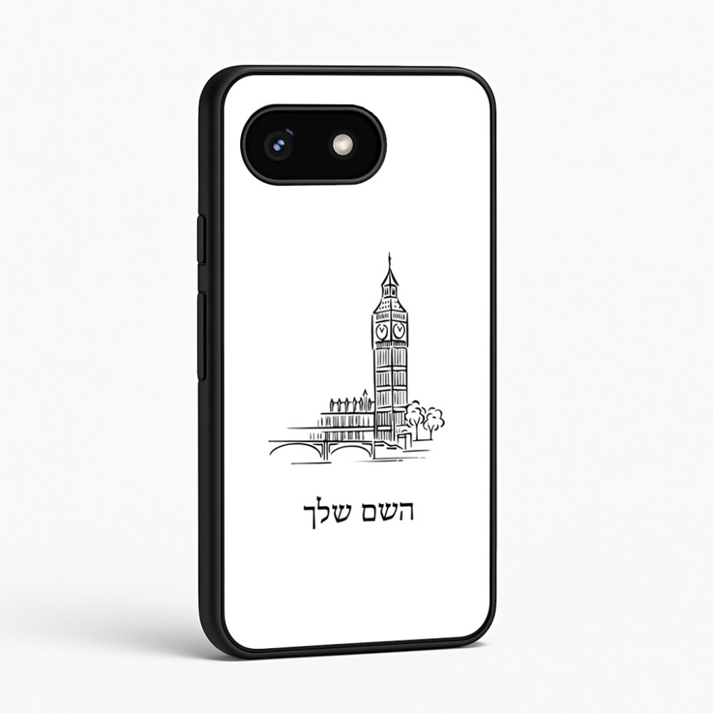 כיסוי בעיצוב אישי עם השם שלך לדגם - Google Pixel 8 5G בעיצוב ביג בן