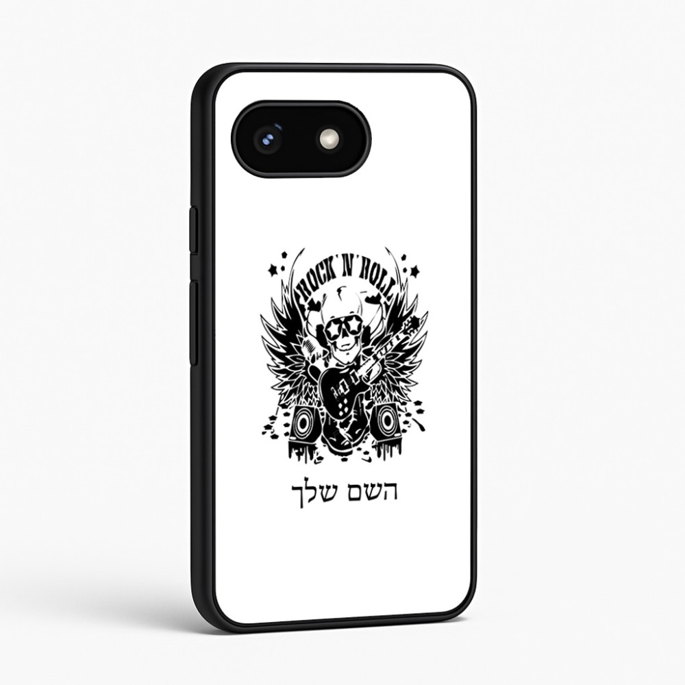 כיסוי בעיצוב אישי עם השם שלך לדגם - Google Pixel 8 5G בעיצוב רוקנרול