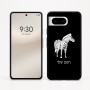 כיסוי בעיצוב אישי עם השם שלך לדגם - Google Pixel 8 5G בעיצוב זברה