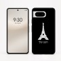 כיסוי בעיצוב אישי עם השם שלך לדגם - Google Pixel 8 5G בעיצוב מגדל אייפל