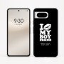 כיסוי בעיצוב אישי עם השם שלך לדגם - Google Pixel 8 5G בעיצוב נשקי את חבר שלי
