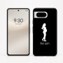 כיסוי בעיצוב אישי עם השם שלך לדגם - Google Pixel 8 5G בעיצוב אישה בהריון