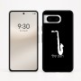 כיסוי בעיצוב אישי עם השם שלך לדגם - Google Pixel 8 5G בעיצוב סקסופון