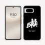 כיסוי בעיצוב אישי עם השם שלך לדגם - Google Pixel 8 5G בעיצוב מזלות - תאומים