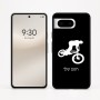 כיסוי בעיצוב אישי עם השם שלך לדגם - Google Pixel 8 5G בעיצוב רוכב אופניים