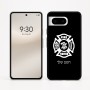 כיסוי בעיצוב אישי עם השם שלך לדגם - Google Pixel 8 5G בעיצוב כבאי - תגית