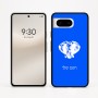 כיסוי בעיצוב אישי עם השם שלך לדגם - Google Pixel 8 5G בעיצוב ראש פיל