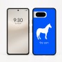 כיסוי בעיצוב אישי עם השם שלך לדגם - Google Pixel 8 5G בעיצוב סוס