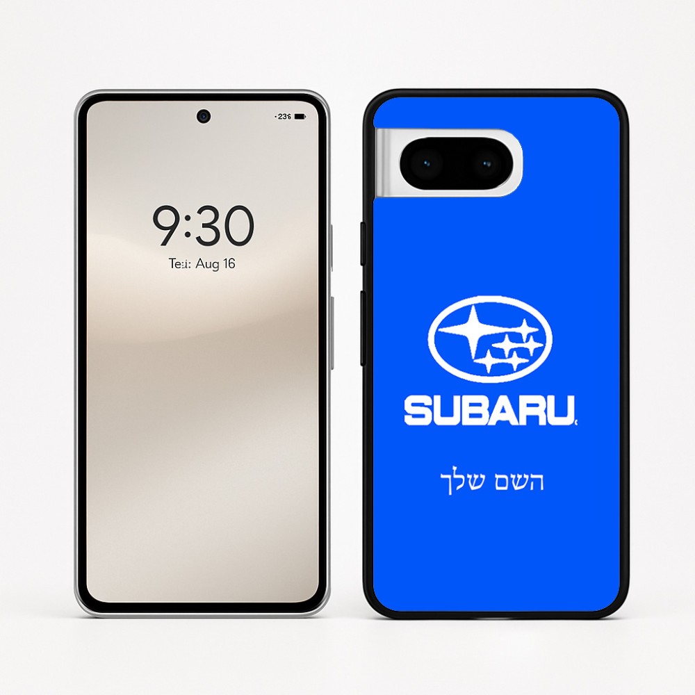 כיסוי בעיצוב אישי עם השם שלך לדגם - Google Pixel 8 5G בעיצוב סובארו