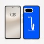 כיסוי בעיצוב אישי עם השם שלך לדגם - Google Pixel 8 5G בעיצוב סקסופון