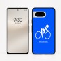 כיסוי בעיצוב אישי עם השם שלך לדגם - Google Pixel 8 5G בעיצוב אופניים אולימפיים