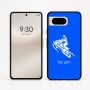 כיסוי בעיצוב אישי עם השם שלך לדגם - Google Pixel 8 5G בעיצוב אופנוע שלג