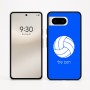 כיסוי בעיצוב אישי עם השם שלך לדגם - Google Pixel 8 5G בעיצוב כדור כדורעף