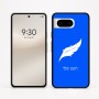 כיסוי בעיצוב אישי עם השם שלך לדגם - Google Pixel 8 5G בעיצוב נוצת נוצה
