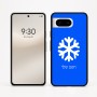 כיסוי בעיצוב אישי עם השם שלך לדגם - Google Pixel 8 5G בעיצוב שלג