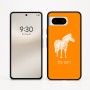 כיסוי בעיצוב אישי עם השם שלך לדגם - Google Pixel 8 5G בעיצוב זברה