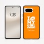 כיסוי בעיצוב אישי עם השם שלך לדגם - Google Pixel 8 5G בעיצוב לנשק את החברה שלי