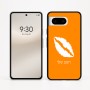 כיסוי בעיצוב אישי עם השם שלך לדגם - Google Pixel 8 5G בעיצוב שפתיים - נשיקה