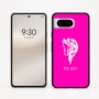 כיסוי בעיצוב אישי עם השם שלך לדגם - Google Pixel 8 5G בעיצוב ראש סוס