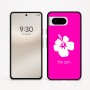 כיסוי בעיצוב אישי עם השם שלך לדגם - Google Pixel 8 5G בעיצוב פרח היביסקוס